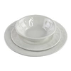 white melamine dinnerware